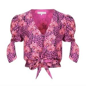 Borgo De Nor Patterned blouse pink Size 10